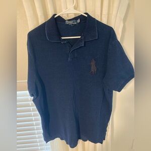 Polo by Ralph Lauren Custom fit Men's Navy Blue Polo shirt size XXL